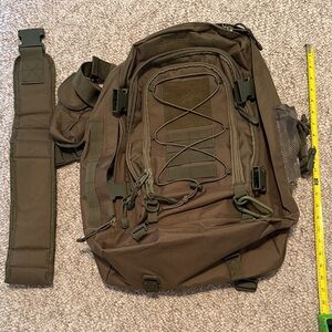 Tactical Brown Backpack